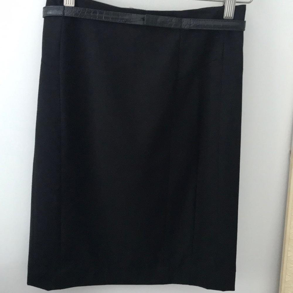 Black pencil skirt
